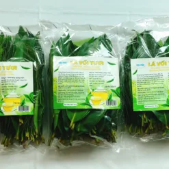 Microwave green tea leaves